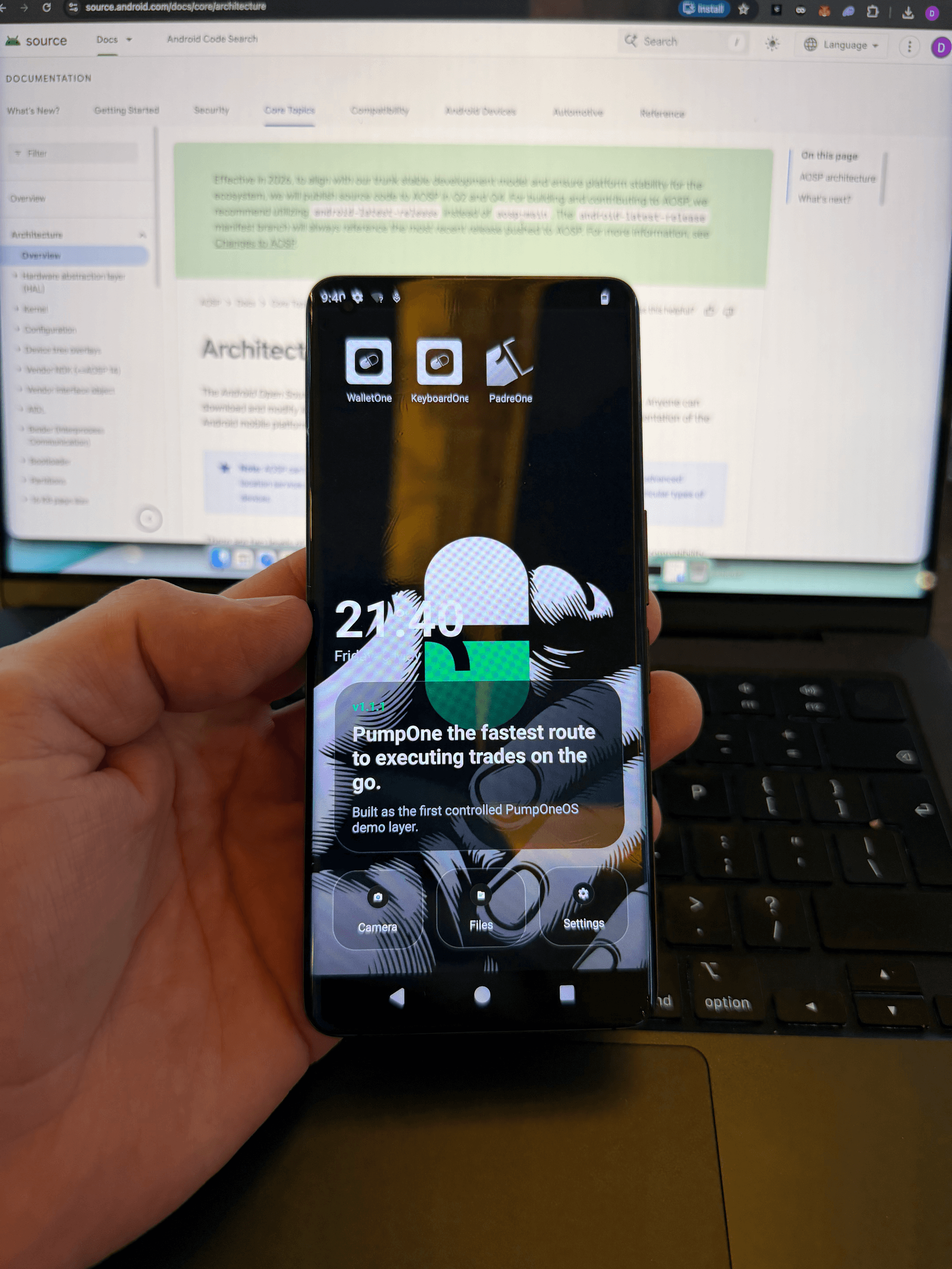Trader-Native Mobile OS preview 1
